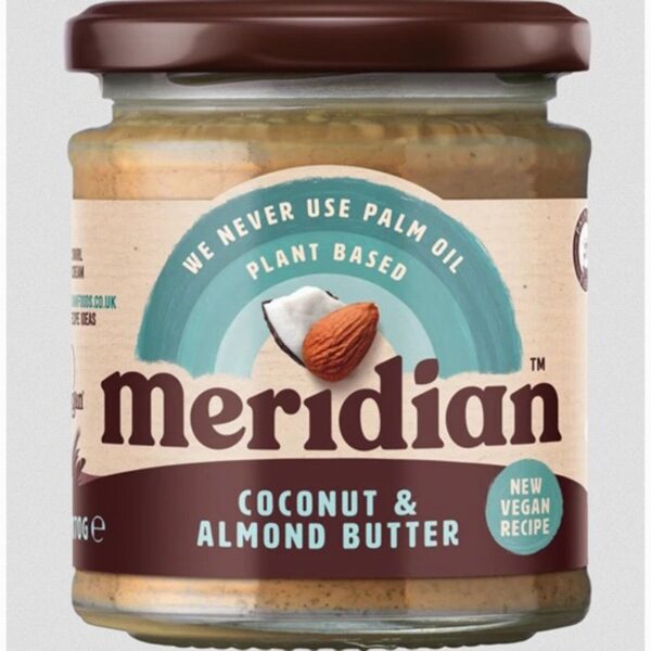 Meridian Coconut Almond Butter (170g) - Organic to your door