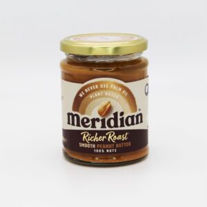 Meridian Rich Roast Peanut Butter – Smooth (280g) - Organic to your door