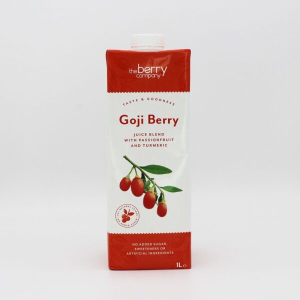 Berry Company Goji Berry & Passion Fruit Juice Drink (1L) - Organic to your door