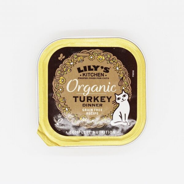 Lily’s Kitchen Organic Turkey Dinner for Cats (85g) - Organic to your door