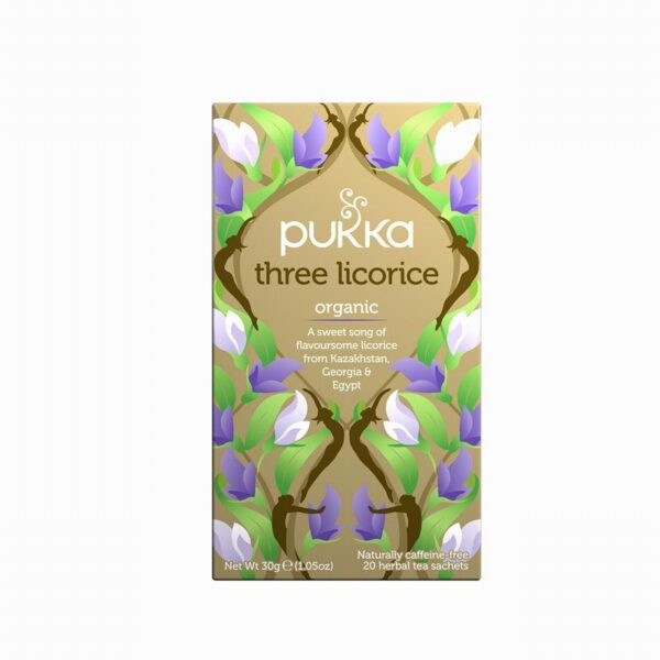 Pukka Organic Tea – Three Licorice (20s) - Organic to your door