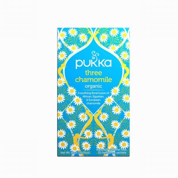 Pukka Organic Tea – Three Chamomile (20s) - Organic to your door