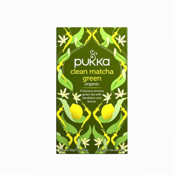 Pukka Organic Tea – Clean Matcha Green (20s) - Organic to your door