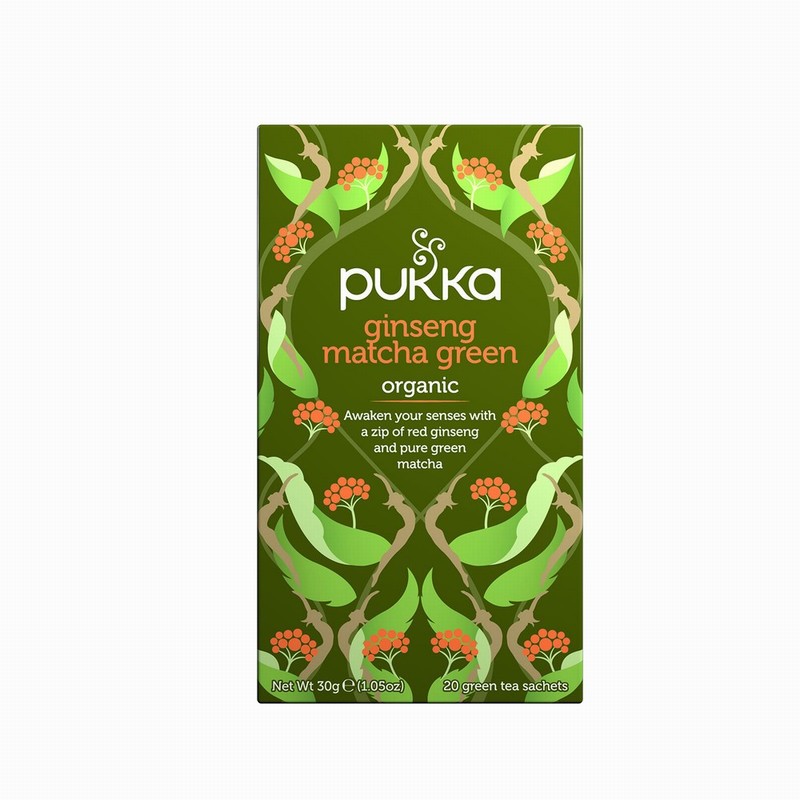 Pukka Organic Tea – Ginseng Matcha (20s) - Organic to your door