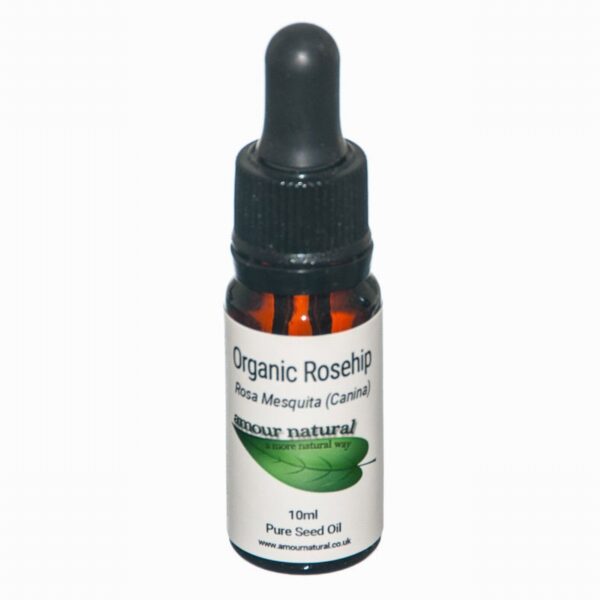 Amour Natural Organic Base Oil – Rosehip (10ml) - Organic to your door