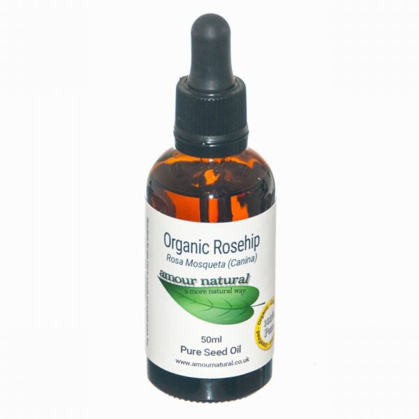 Amour Natural Organic Base Oil – Rosehip (50ml) - Organic to your door