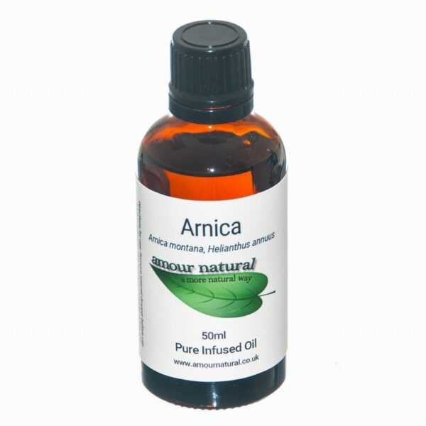 Amour Natural Infused Oil – Arnica (50ml) - Organic to your door