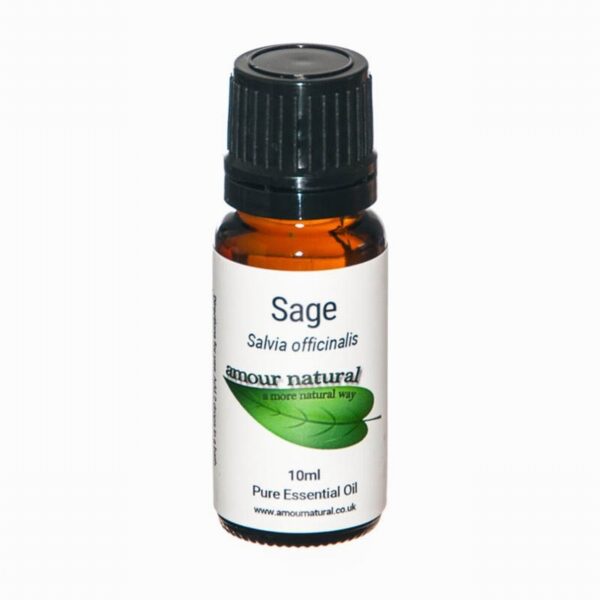 Amour Natural Essential Oil – Sage (10ml) - Organic to your door