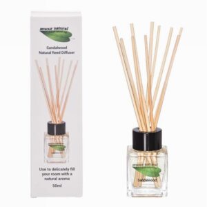 Reed Diffuser – Sandalwood (50ml) - Organic to your door