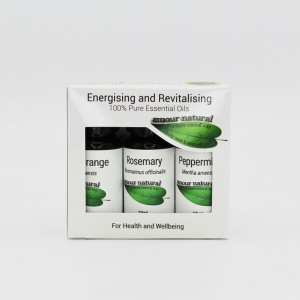 Energising and Revitalising Essential Oil Set (3x10ml) - Organic to your door