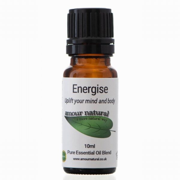 Amour Natural Essential Oil Blend – Energise (10ml) - Organic to your door