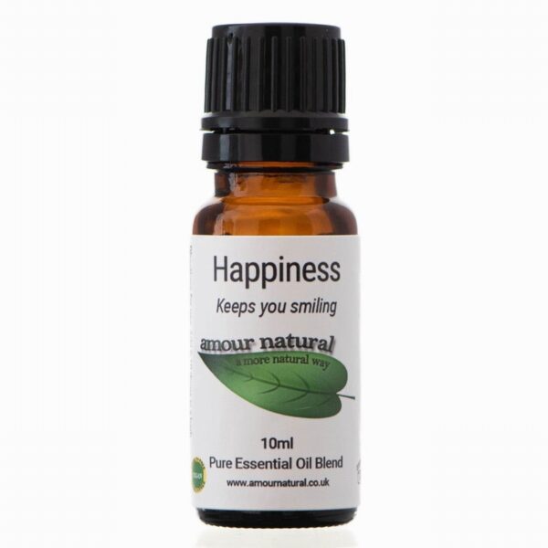 Amour Natural Essential Oil Blend – Happiness (10ml) - Organic to your door