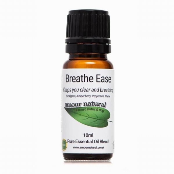 Amour Natural Essential Oil Blend – Breathe Ease (10ml) - Organic to your door