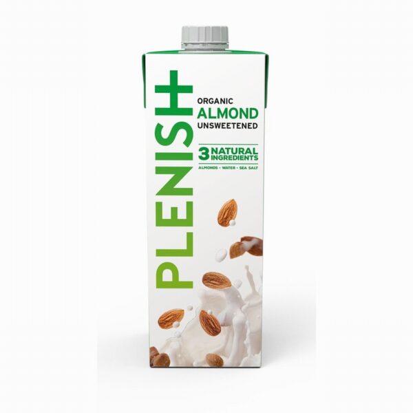 Plenish Organic Almond Milk (1L) - Organic to your door