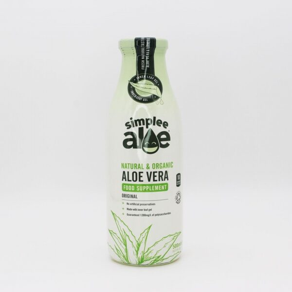 Simplee Aloe Organic Aloe Vera Juice (500ml) - Organic to your door