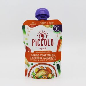 Piccolo Organic Spring Veg & Chicken Casserole with Rice (130g) - Organic to your door