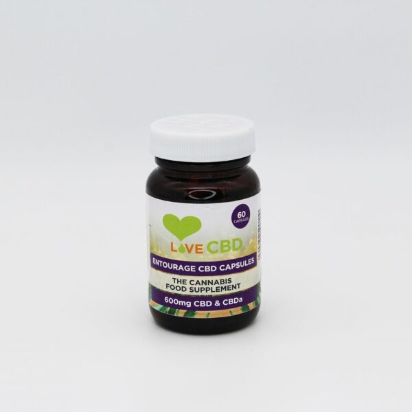 LoveCBD Entourage CBD 10mg Capsules (60s) - Organic to your door