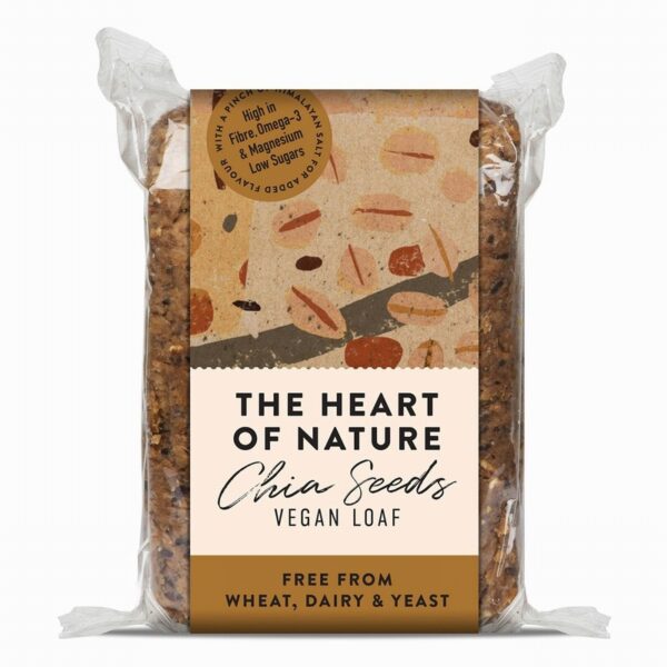 Seedful Heart of Nature Loaf – Chia Seed (550g) - Organic to your door