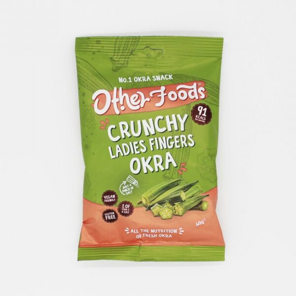 Other Foods Crunchy Okra Ladies Fingers (40g) - Organic to your door