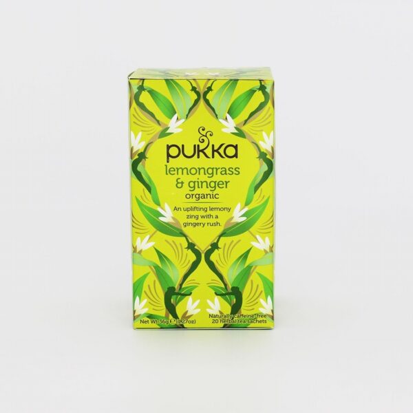 Pukka Organic Tea – Lemongrass & Ginger (20s) - Organic to your door