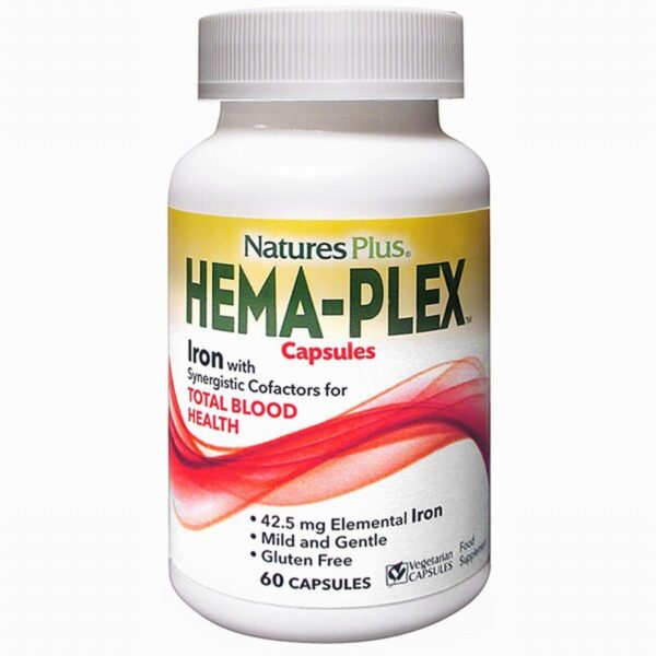 Natures Plus HemaPlex (60s) - Organic to your door