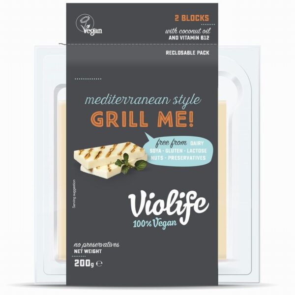 Violife Vegan Cheese Block – Mediterranean (2x100g) - Organic to your door