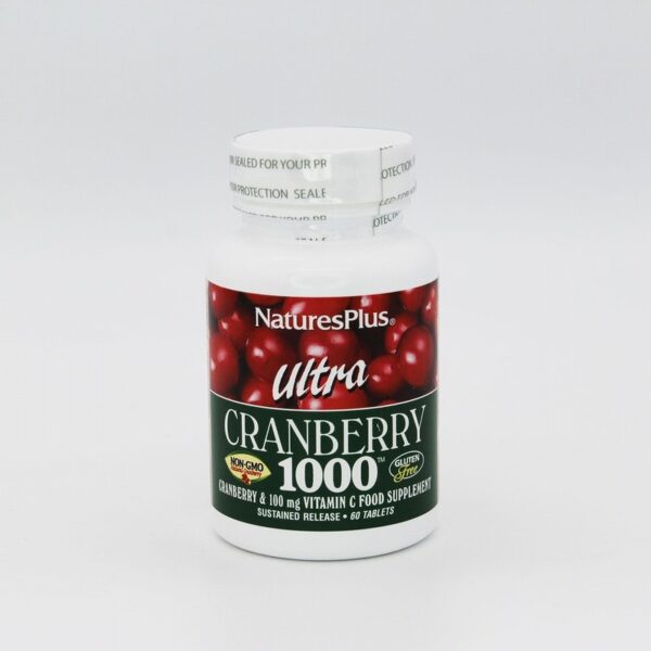 Natures Plus Ultra Cranberry 1000mg (120s) - Organic to your door