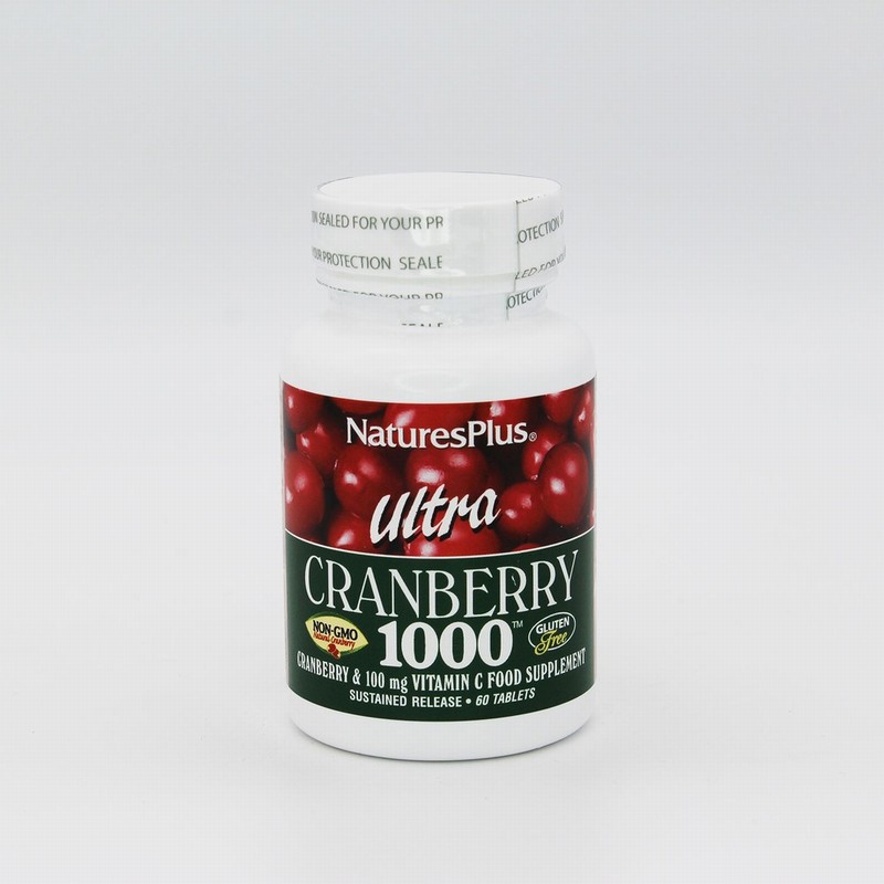 Natures Plus Ultra Cranberry 1000mg (120s) - Organic to your door