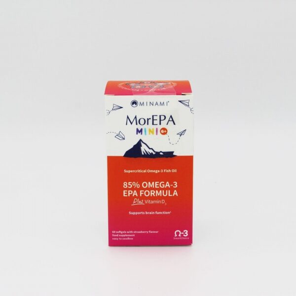 Minami MorEPA Kids 6+ Omega-3 Fish Oil (60s) - Organic to your door