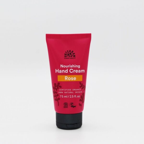 Urtekram Organic Hand Cream – Rose (75ml) - Organic to your door