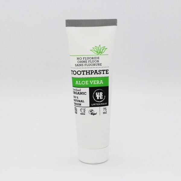 Urtekram Organic Toothpaste – Aloe Vera (75ml) - Organic to your door