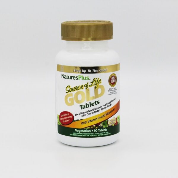 Natures Plus Source of Life Gold Multivitamin (90s) - Organic to your door