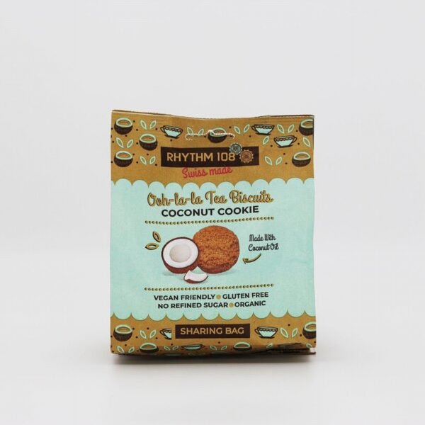 Rhythm 108 Ooh La La Coconut Cookies (135g) - Organic to your door