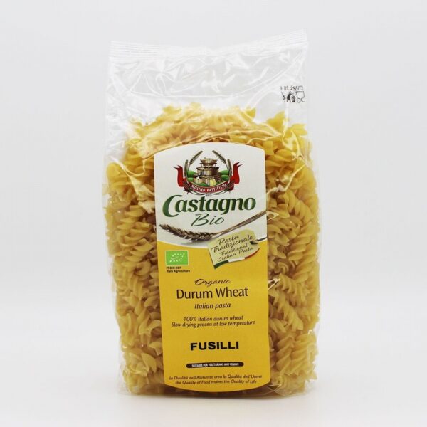 Castagno Organic Pasta – Fusilli White (500g) - Organic to your door