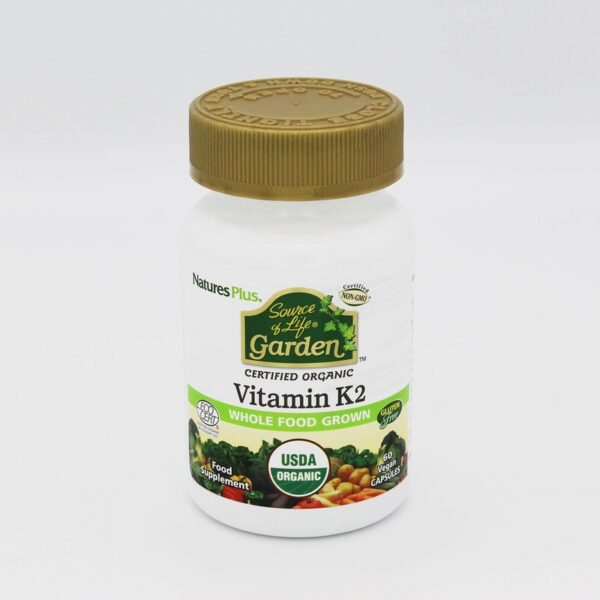 Natures Plus Source of Life Vit K2 (60s) - Organic to your door