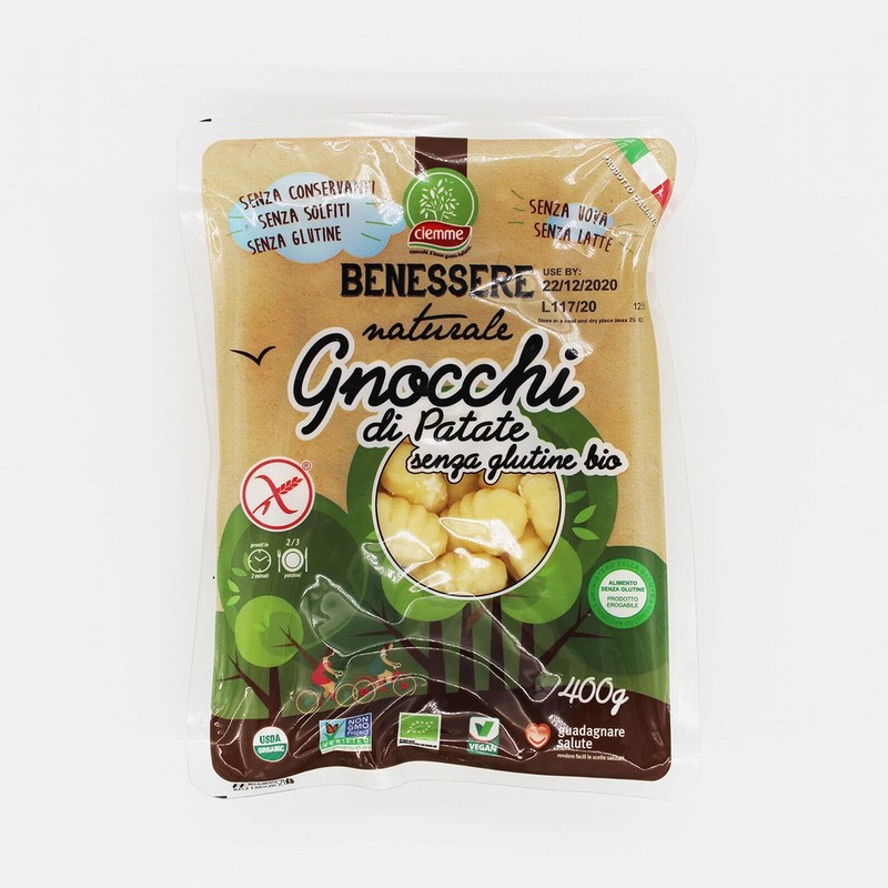 Ciemme Organic Gluten Free Potato Gnocchi (400g) - Organic to your door