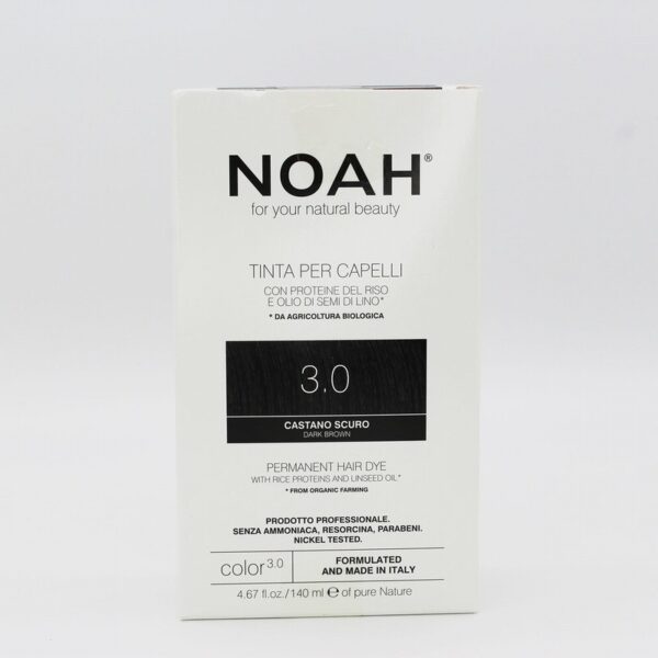 Noah Hair Colour – Dark Brown 3.0 (140ml) - Organic to your door