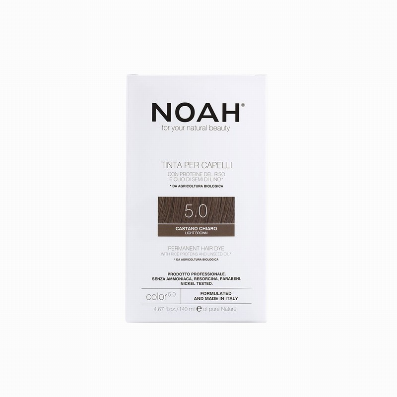 Noah Hair Colour – Light Brown 5.0 (140ml) - Organic to your door