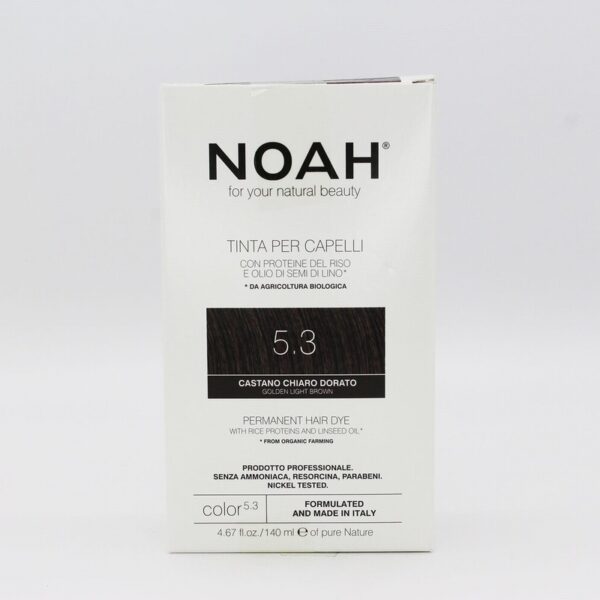 Noah Hair Colour – Golden Light Brown 5.3 (140ml) - Organic to your door