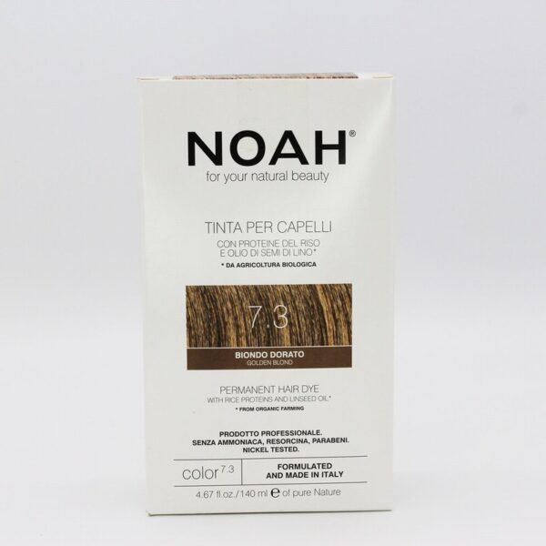 Noah Hair Colour – Golden BLonde 7.3 (140ml) - Organic to your door