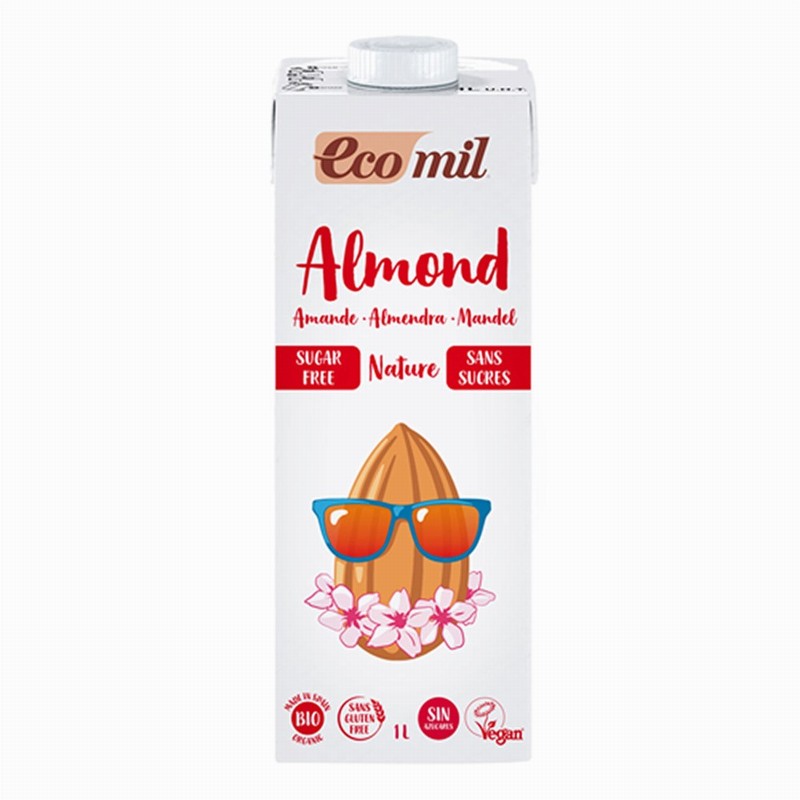 Ecomil Organic Unsweetened Almond Drink (1L) - Organic to your door