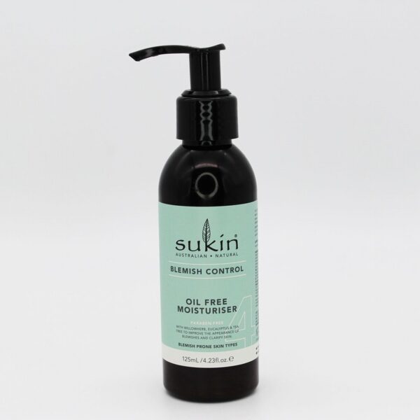 Sukin Blemish Control Oil Free Moisturiser (125ml) - Organic to your door