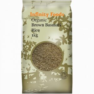 Infinity Organic Brown Basmati Rice (1kg) - Organic to your door