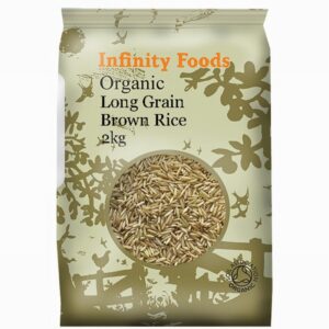 Infinity Organic Long Grain Brown Rice (2kg) - Organic to your door