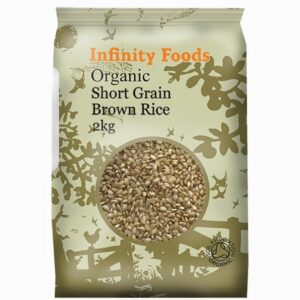 Infinity Organic Short Grain Brown Rice (2kg) - Organic to your door