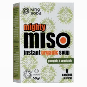 King Soba Organic Miso Soup – Pumpkin (6x10g) - Organic to your door