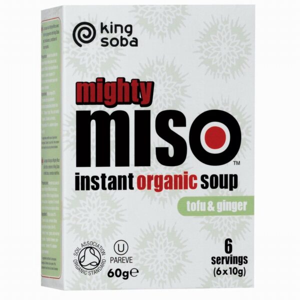 King Soba Organic Miso Soup with Tofu (60g)