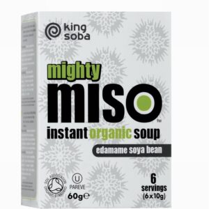 King Soba Organic Miso Soup – Edamame (6x10g) - Organic to your door