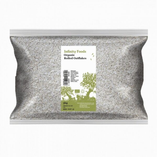 Infinity Organic Rolled Oats (5kg) - Organic to your door