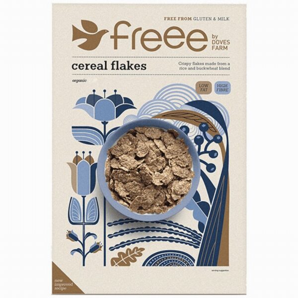 Doves Farm Organic Gluten Free Cereal Flakes (375g) - Organic to your door